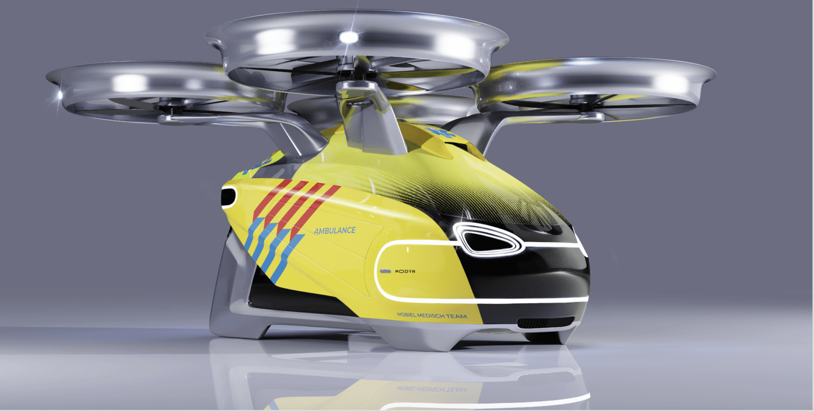 Our ambulance drone concept - Modyn